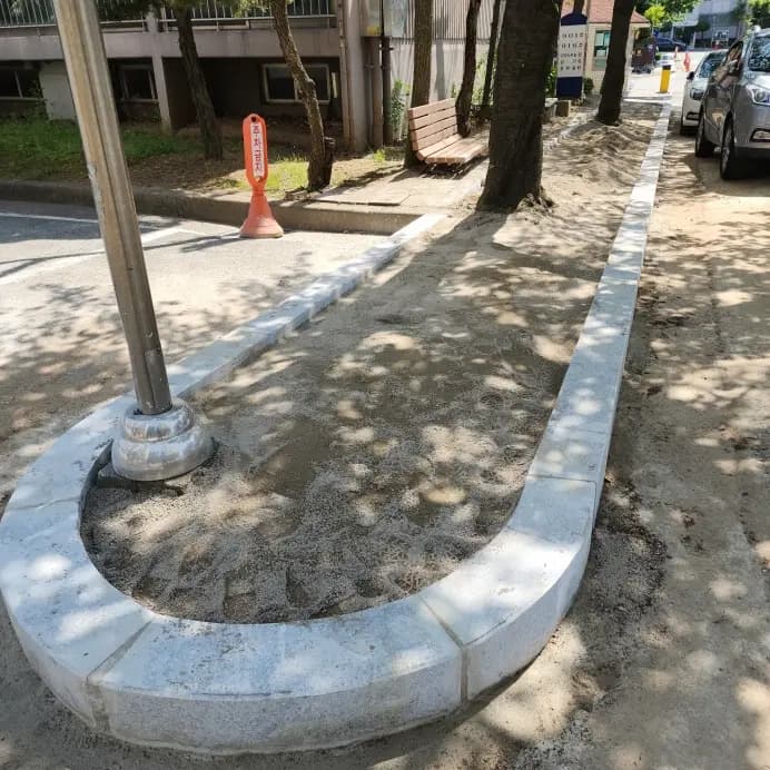 아파트단지내보도블럭 — 시공 후