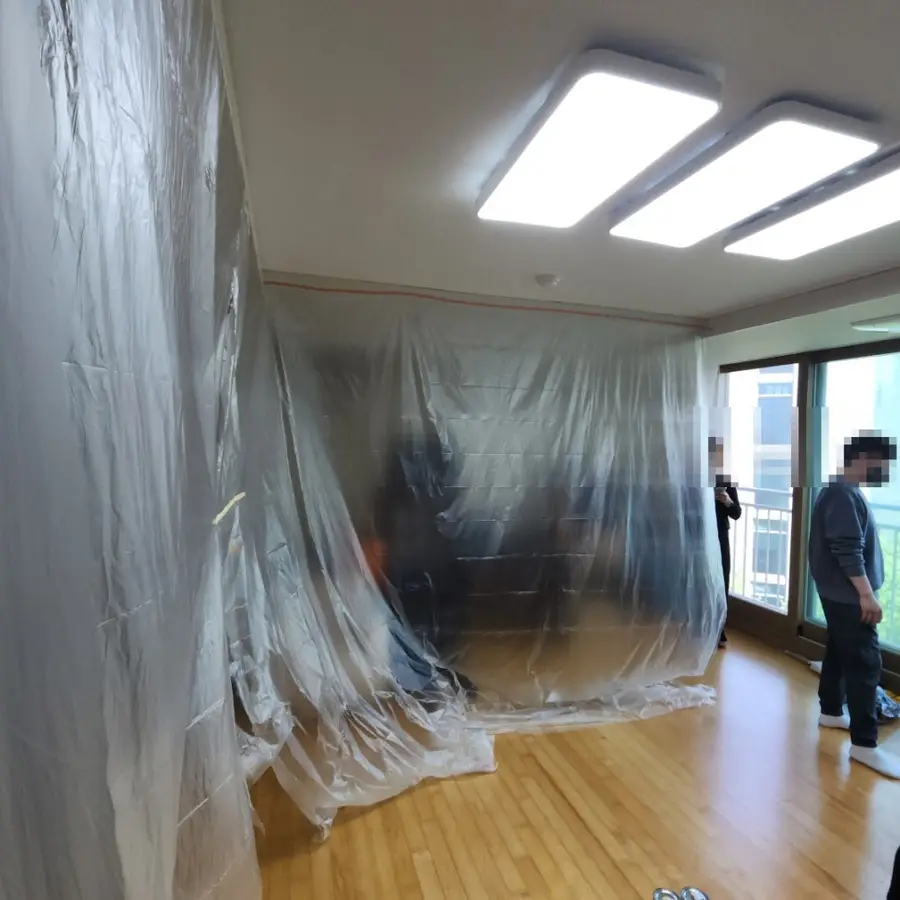 벗겨진까진상처변색온돌마루 서울시 시공 사진 67