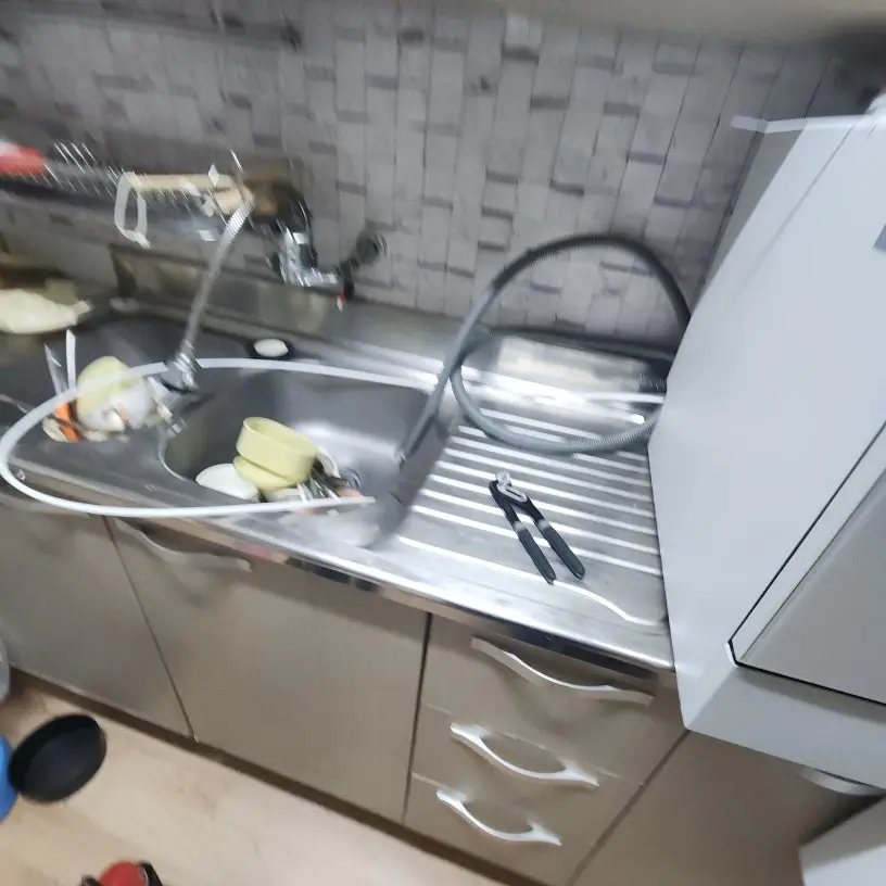 부천 카운터탑 식세기 벽 수전 무타공 부천시 시공 사진 3