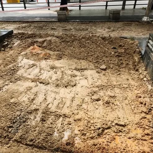 상가앞 들뜬 보도블럭 수리 보수 교체 강남구 시공 사진 13