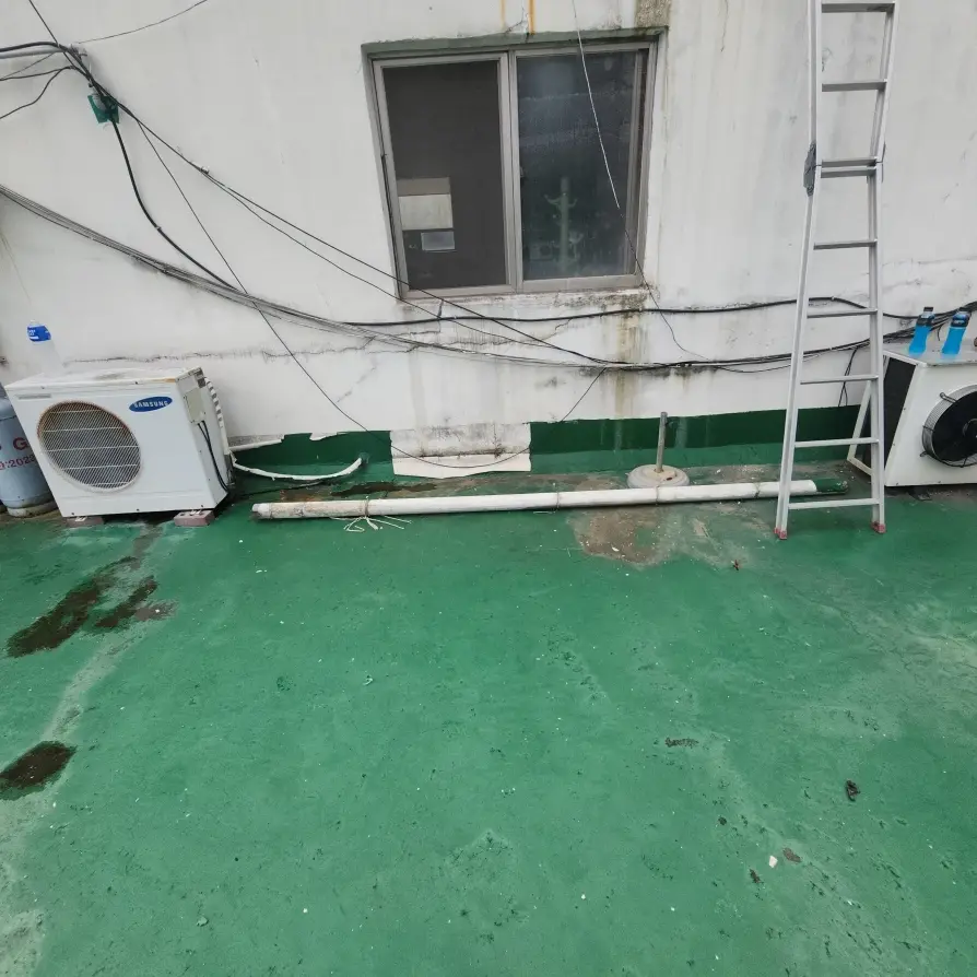 빌라옥상 노후 빗물받이 우수관 교체설치 용인시 시공 사진 16