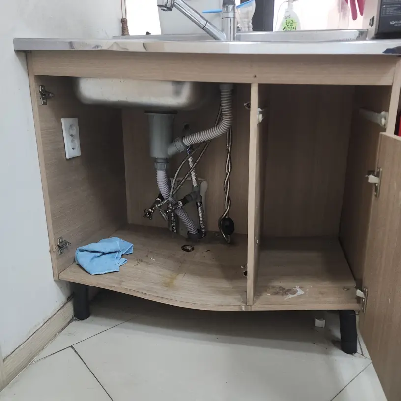 안산 병원탕비실 간이 싱크대 교체 안산시 시공 사진 9