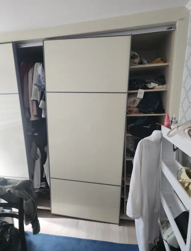 강남 붙박이장 내려앉은 슬라이딩도어 강남구 시공 사진 3