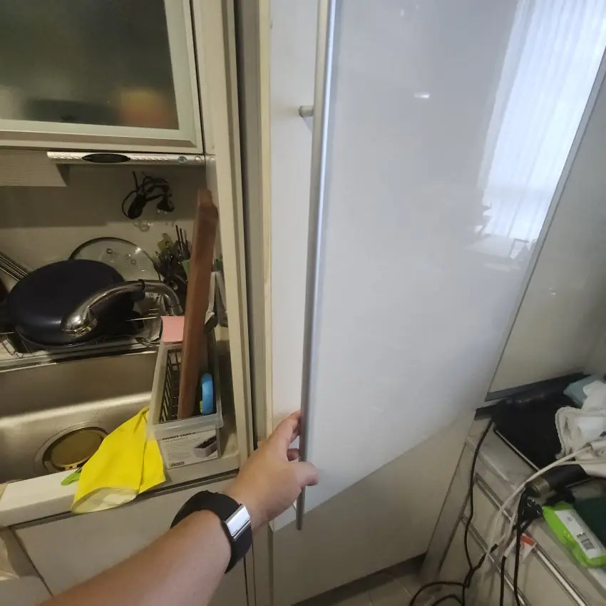 마포 빌트인 콤비 냉장고 문짝 수리 마포구 시공 사진 3