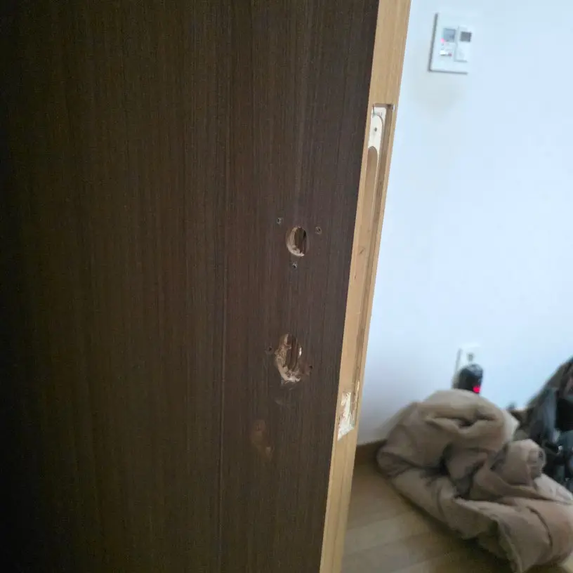 양천 고장 안방문 모티스락손잡이교체 설치 양천구 시공 사진 17