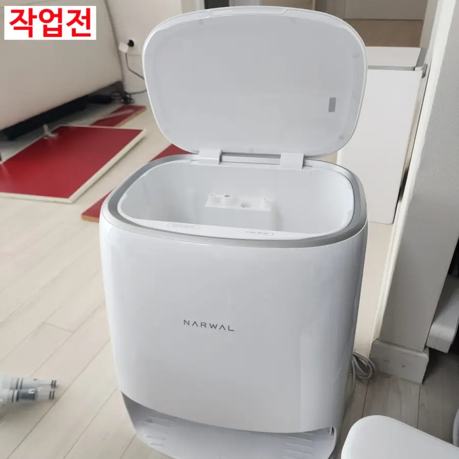 나르왈 로봇청소기 무리폼 직배수설치 — 시공 전