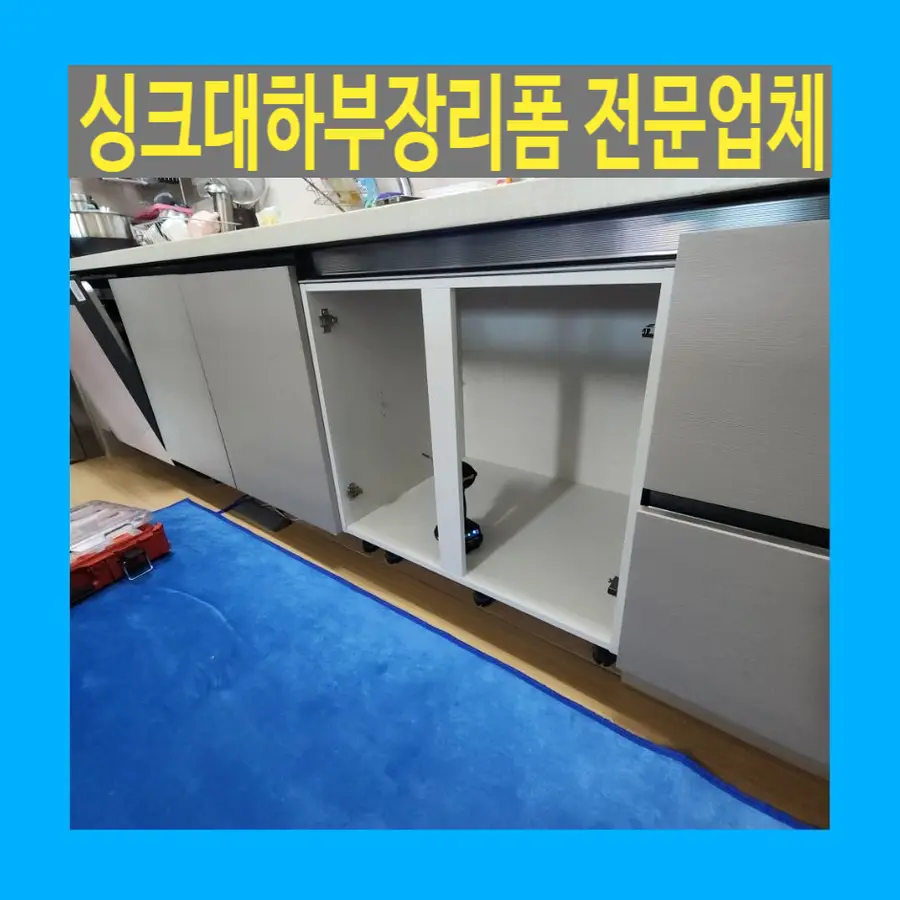 고양일산 중흥S클라스 로보락S8울트라싱크하부장리폼 — 시공 전