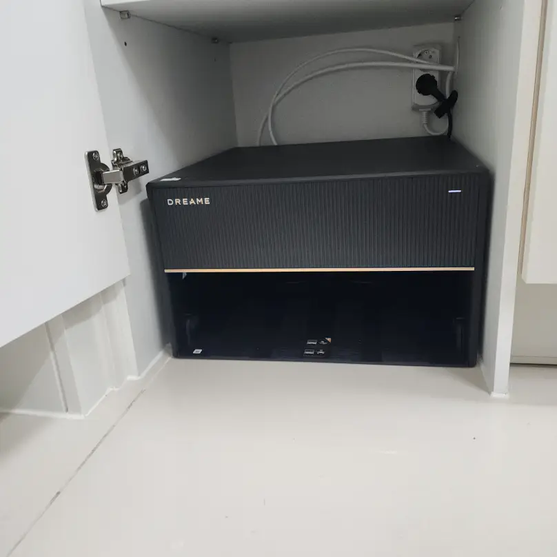 로봇청소기 드리기x50 직배수설치 — 시공 후