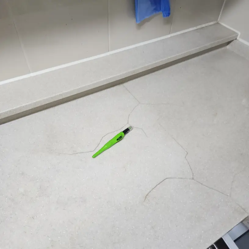 주방상판 대리석 깨짐 복원 보수 시공 사진 15
