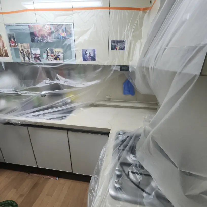 주방상판 대리석 깨짐 복원 보수 시공 사진 30